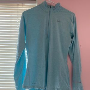 Light blue nike Sri-fit zip up